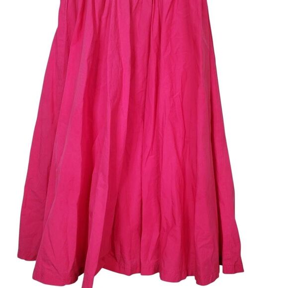 Divided by H&M Double V-neck Smocked Waist Sleeveless Sundress Pink Size 6 - Picture 6 of 12